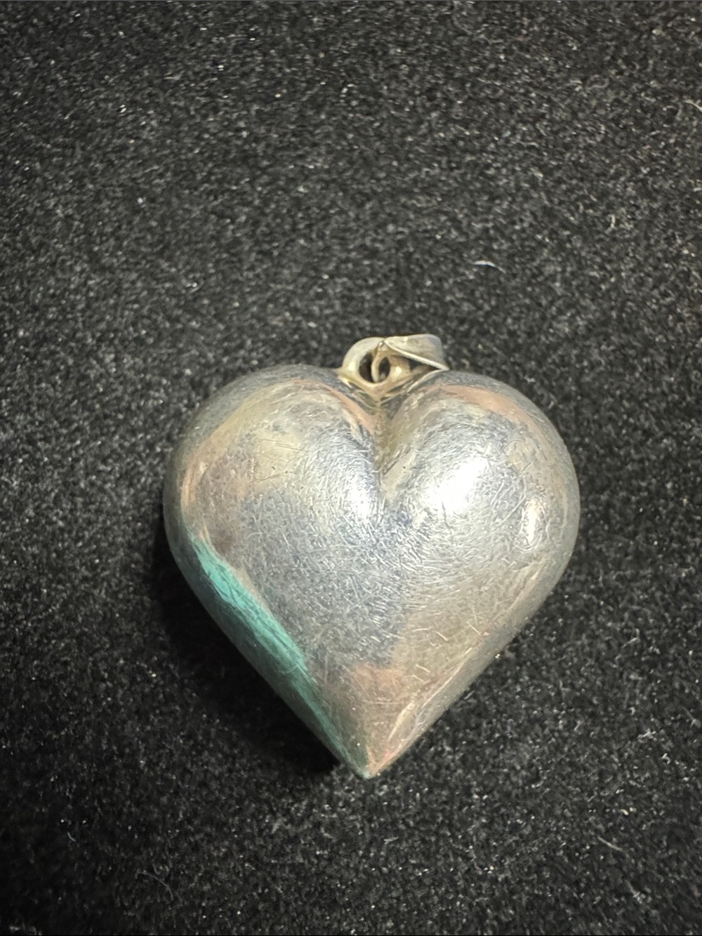 Classic Heart Pendant Necklace in Sterling Silver